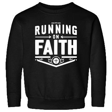 Discover Running on Faith Sweatshirts