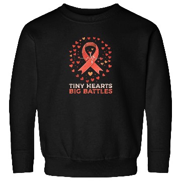 Discover CHD Awareness Tiny Hearts, Big Battles Sweatshirts