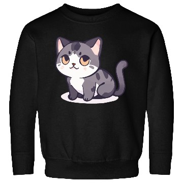 Discover Meow Serie: Playful Shadows Sweatshirts