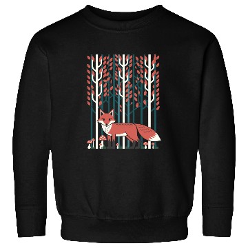 Discover Cottagecore Fox in enchanting Forest Sweatshirts