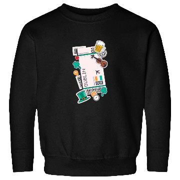 Discover Dublin Ireland Irish Flag Sweatshirts