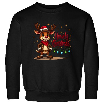 Discover Christmas Cowboy Reindeer Sweatshirts
