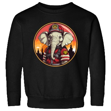 Discover Elephant Firefighter Sweatshirts