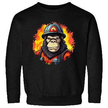 Discover Fireman monkey Sweatshirts