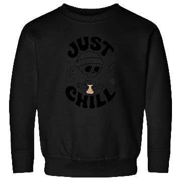 Discover Cute Just Chill Skull Winter Season Lovers Sweatshirts
