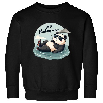 Discover Cute Panda with Sunglasses Sweatshirts