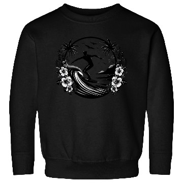 Discover Tropical Surf Vibes Sweatshirts