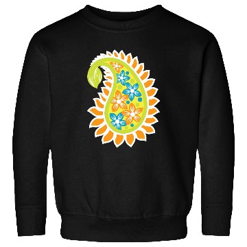 Discover Vibrant Floral Paisley Pattern Sweatshirts