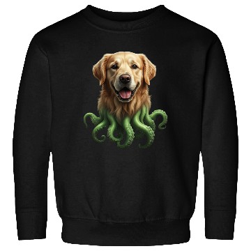 Discover GOLDEN RETRIEVER KRAKEN: SEA'S CUTEST MONSTER Sweatshirts