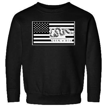Discover Join Or Die Flag 1776 LIKE US ON FACEBOOK # Sweatshirts