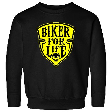 Discover Biker For Life Shield LIKE US ON FACEBOOK # Sweatshirts