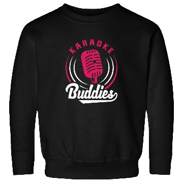 Discover Karaoke Buddies Microphone Retro Style Sweatshirts