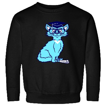 Discover College Degree Cat School-leaving Certificate Pass Sweatshirts