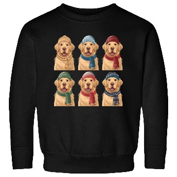 Discover Winter Cute Golden Retriever Sweatshirts