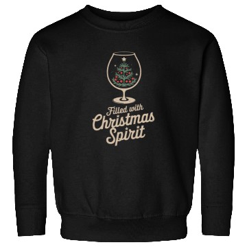 Discover Filled with Christmas Spirit Glass Sweatshirts