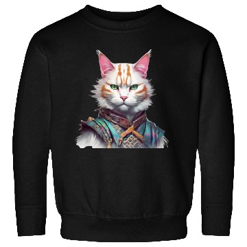 Discover Samurai Cat Guardian Sweatshirts