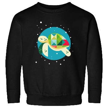 Discover cute turtle - creative underwater world Sweatshirts