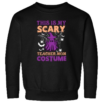 Discover Scary Teacher Halloween Sweatshirts Sublimation Designs