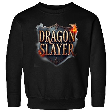 Discover Dragon Slayer Medieval Typography Sweatshirts