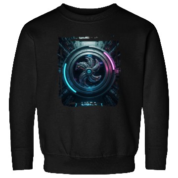 Discover Zodiac sign Libra in cyberpunk era Future Sweatshirts