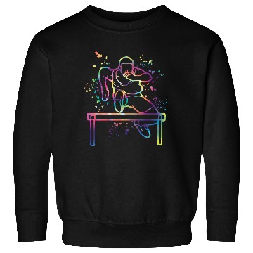 Discover Hurdler Steeplechase Kids Hurdling Sweatshirts