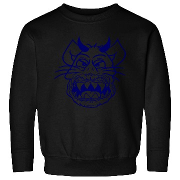 Discover Demon Monster Cat Halloween Fun Horror Devil Horns Sweatshirts