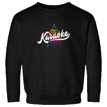 Discover Colorful Karaoke Microphone Design Sweatshirts