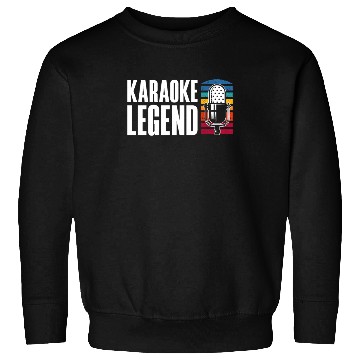 Discover Karaoke Legend Microphone Retro Sweatshirts