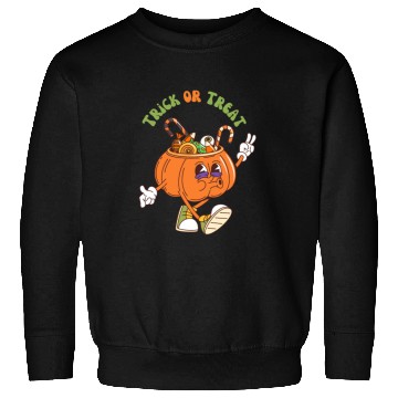 Discover Groovy Pumpkin-Trick or Treat. Sweatshirts