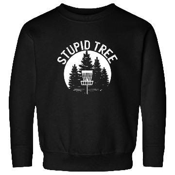 Discover Stupid Tree Distressed Disc Golf Sweatshirts