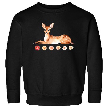 Discover Floral Deer Sweatshirts