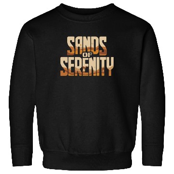 Discover Sands of Serenity – Desert Escape Typography Sweatshirts