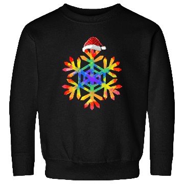 Discover Christmas Buffalo Plaid Snowflakes Santa hat Sweatshirts