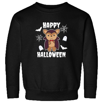 Discover Deer Happy Halloween Cute Devil Vampire Costume Sweatshirts