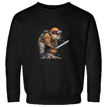 Discover Beaver Lumberjack Chainsaw Sweatshirts