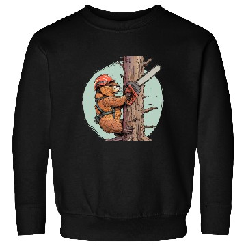 Discover Beaver Lumberjack Chainsaw Sweatshirts