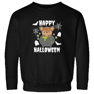 Discover Deer Happy Halloween Cauldron Bat Sweatshirts
