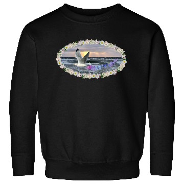 Discover sea beach sunset seagull kitsch flashy magic Sweatshirts