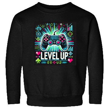 Discover game level up Sweatshirts