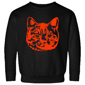 Discover Cool Pretty Cat Head Realistic Looking Face Design Sweatshirts