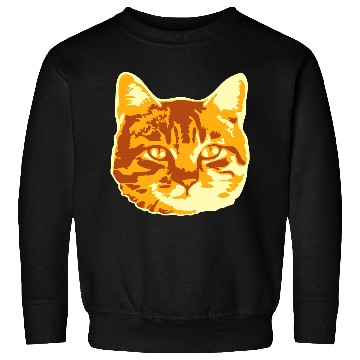 Discover Cool Pretty Cat Head Realistic Looking Face Design Sweatshirts