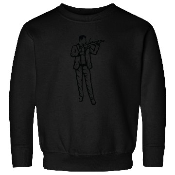 Discover Violin Boy Sketch Sweatshirts