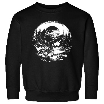 Discover Mountain Biker Graphic Sweatshirts