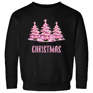 Discover Merry Christmas Letter Xmas Tree Graphic Print Sweatshirts