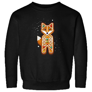 Discover Fox gingerbread style - creative Christmas motif Sweatshirts
