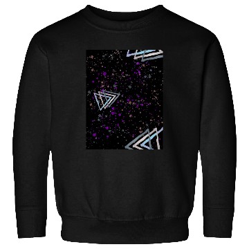 Discover Abstract Purple Triangles Sweatshirts