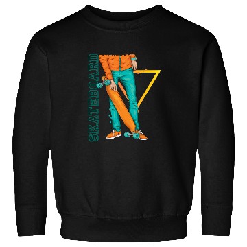Discover Skateboarding Design for Hardcore Skaters Sweatshirts