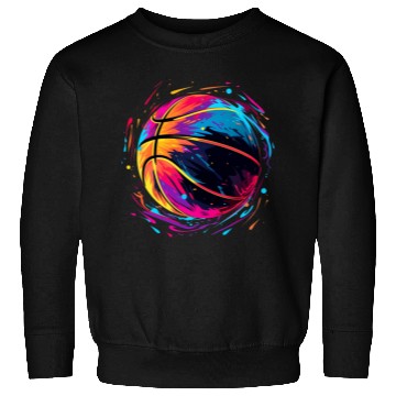 Discover Retro Basketball Synthwave Sweatshirts