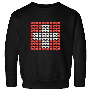 Discover Switzerland HEARTS Flag Sweatshirts