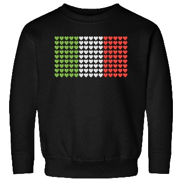 Discover Italy HEARTS Flag Sweatshirts